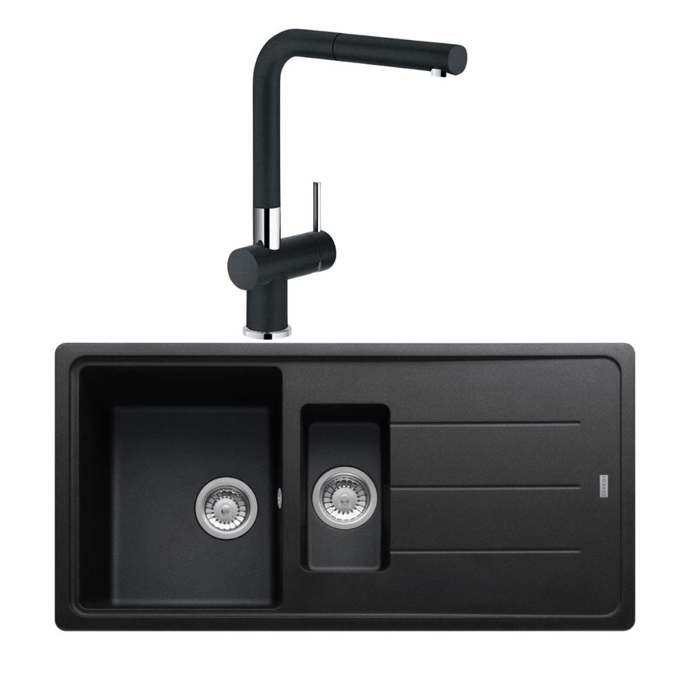 Franke BFG 651 Nero Evye, Active Plus Doccia Nero Armatür Seti