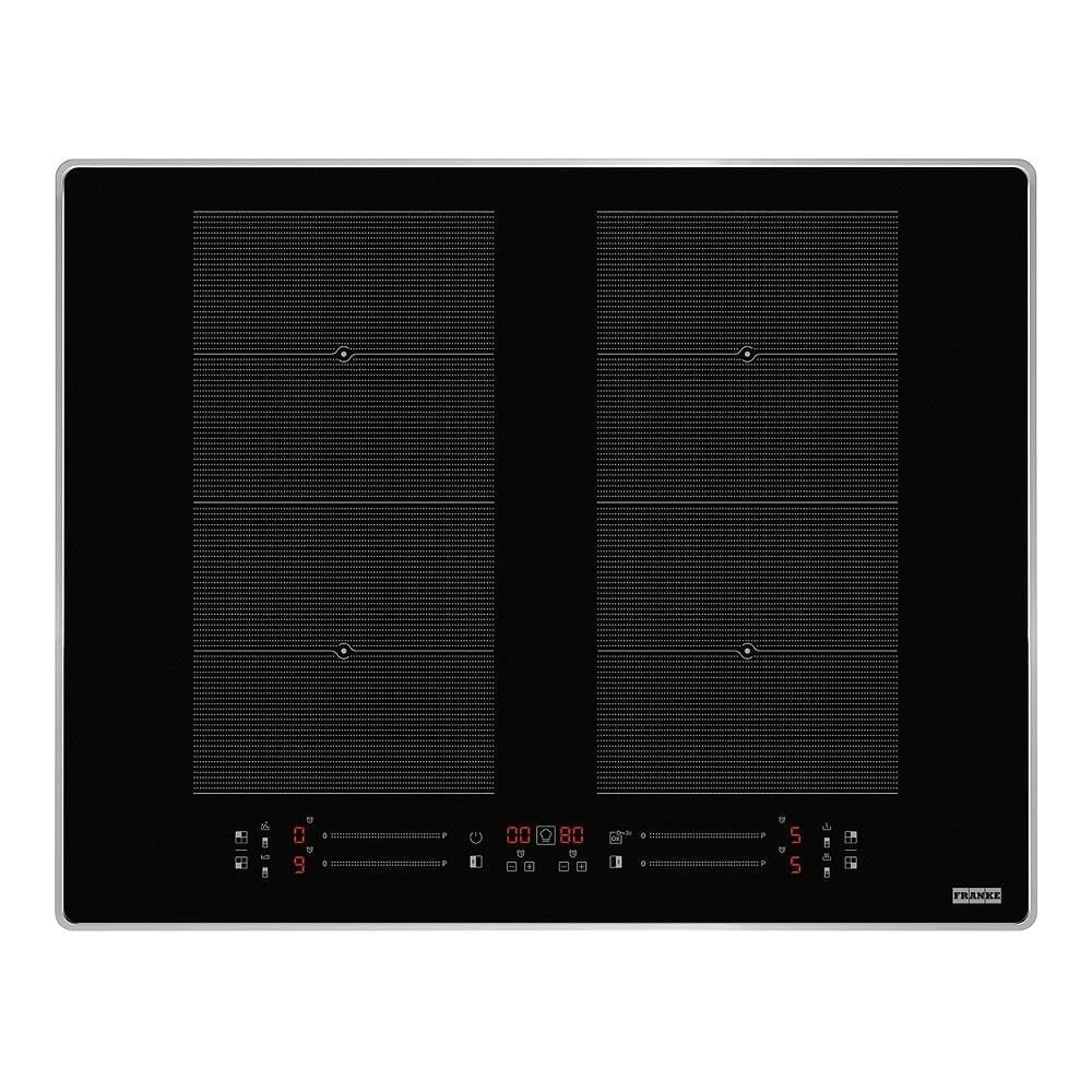 Franke FMA 654 I F BK XS Elektrikli İndüksiyonlu Ankastre Cam Ocak, Siyah-Inox, 65cm