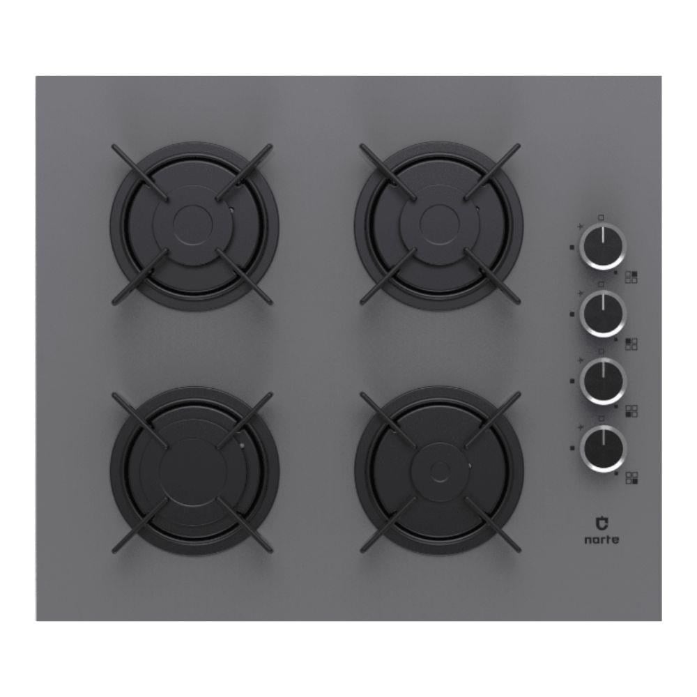 Narte CG20060S Ankastre Cam Ocak, Gri Renk, 60 cm