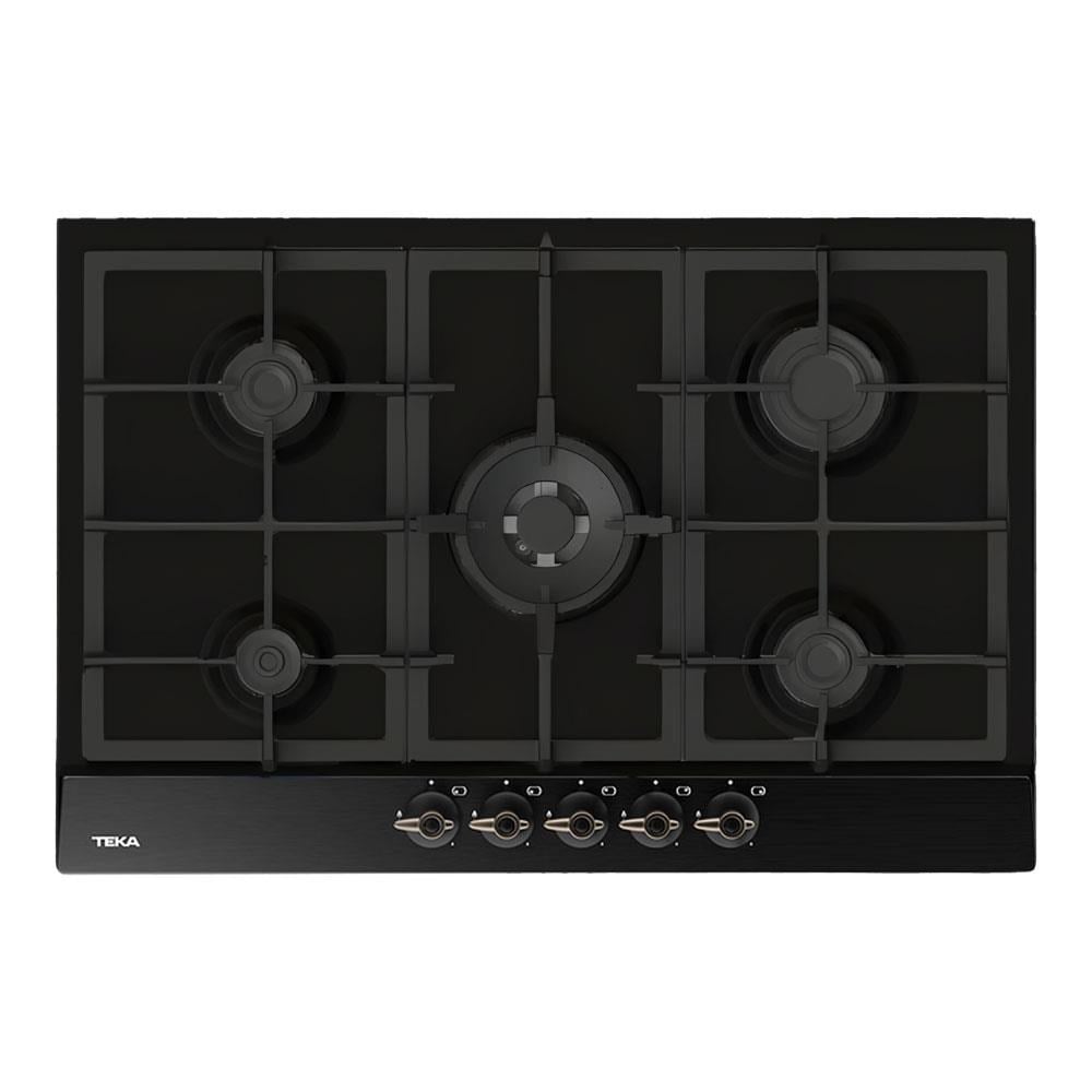 Teka GSC 75330 RBC AT Ankastre Ocak, Antrasit, Country, Rustik, 75 cm, 5 Göz, 1 Wok