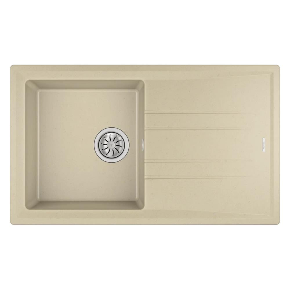 Teka STONE 50 B-TG Granit Evye, 115330018, Topasbeige Renk, Damlalıklı, Tezgah Üstü, Bej, 86x51 cm