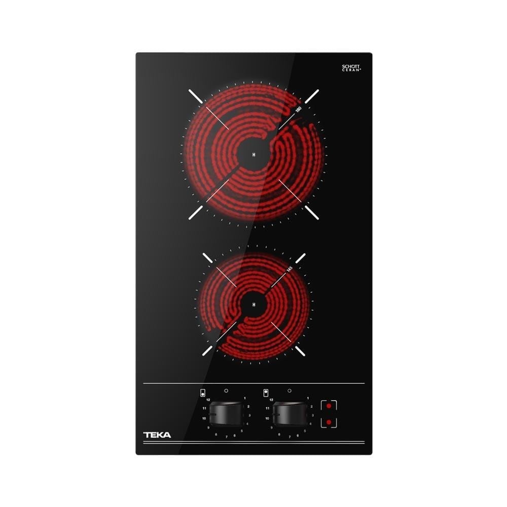 Teka TBC 32000 XFL BK Ankastre Domino Ocak, Siyah Cam, 30 cm
