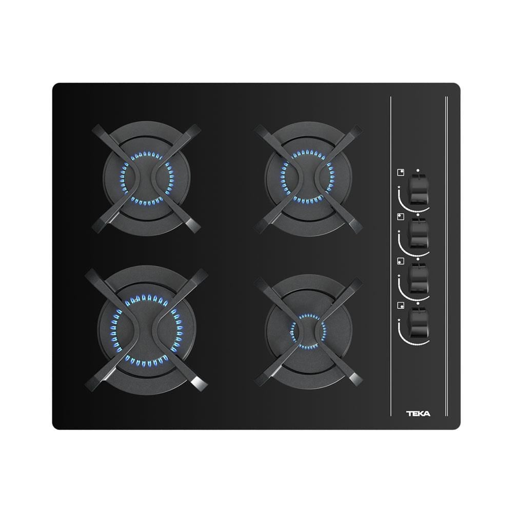 Teka GBC 64002 KBC BK Ankastre Ocak, Siyah Cam, 60 cm