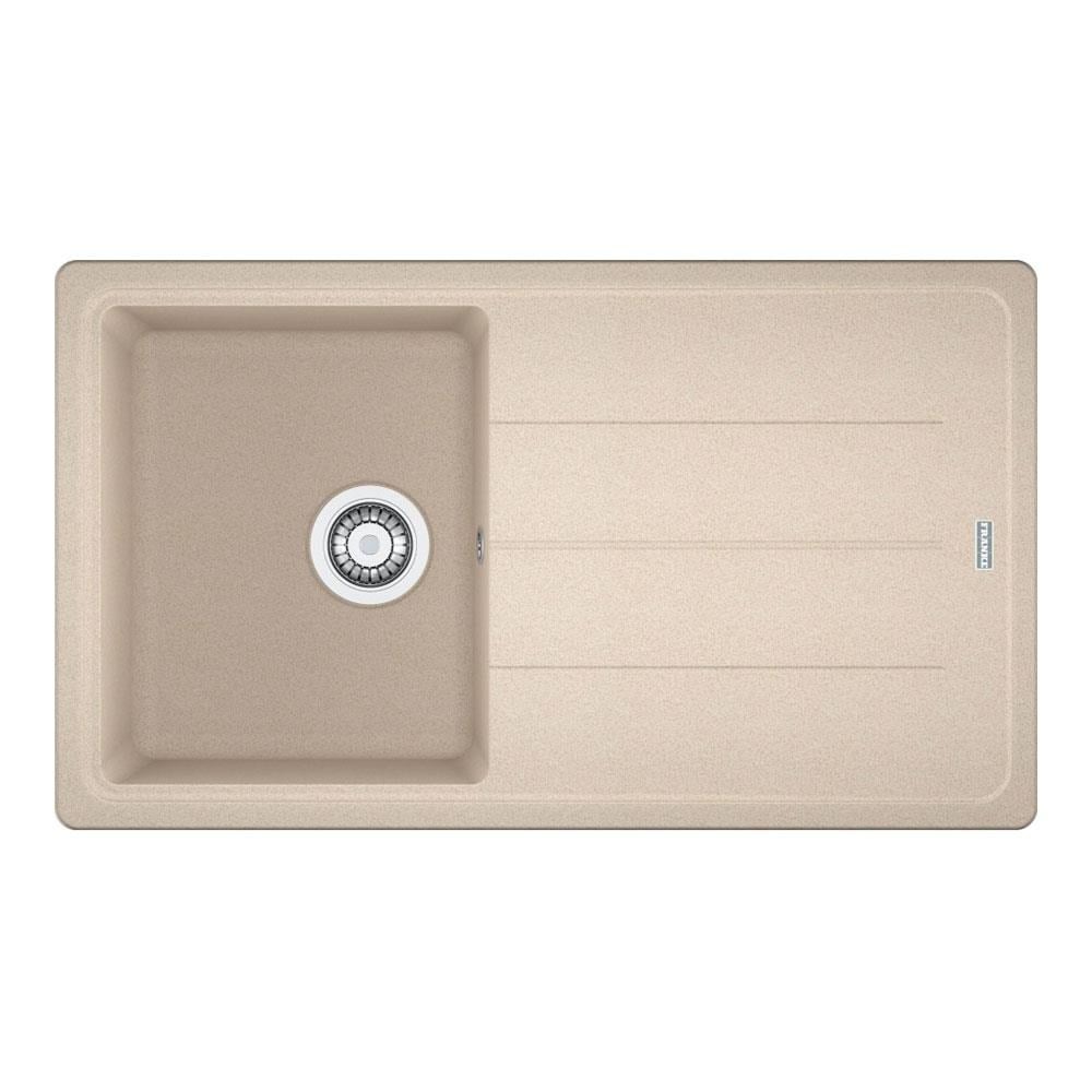 Franke BFG 611 Granit Evye, Avena, Buğday rengi, 86x50 cm, Tek hazne, Tezgah üstü, Damlalıklı
