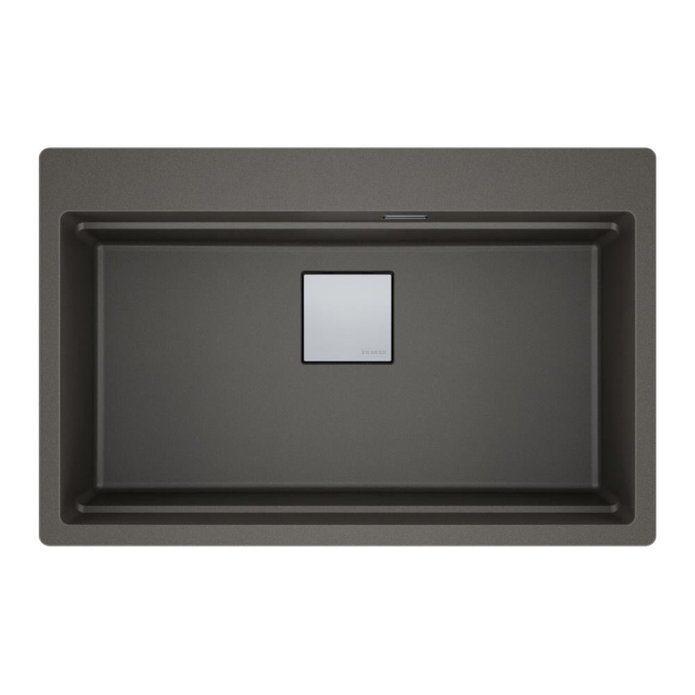 Franke KNG PRO 610-73 Granit Evye, Slate Grey Renk, Tezgah Üstü, Aksesuar Hediyeli, 79x51 cm