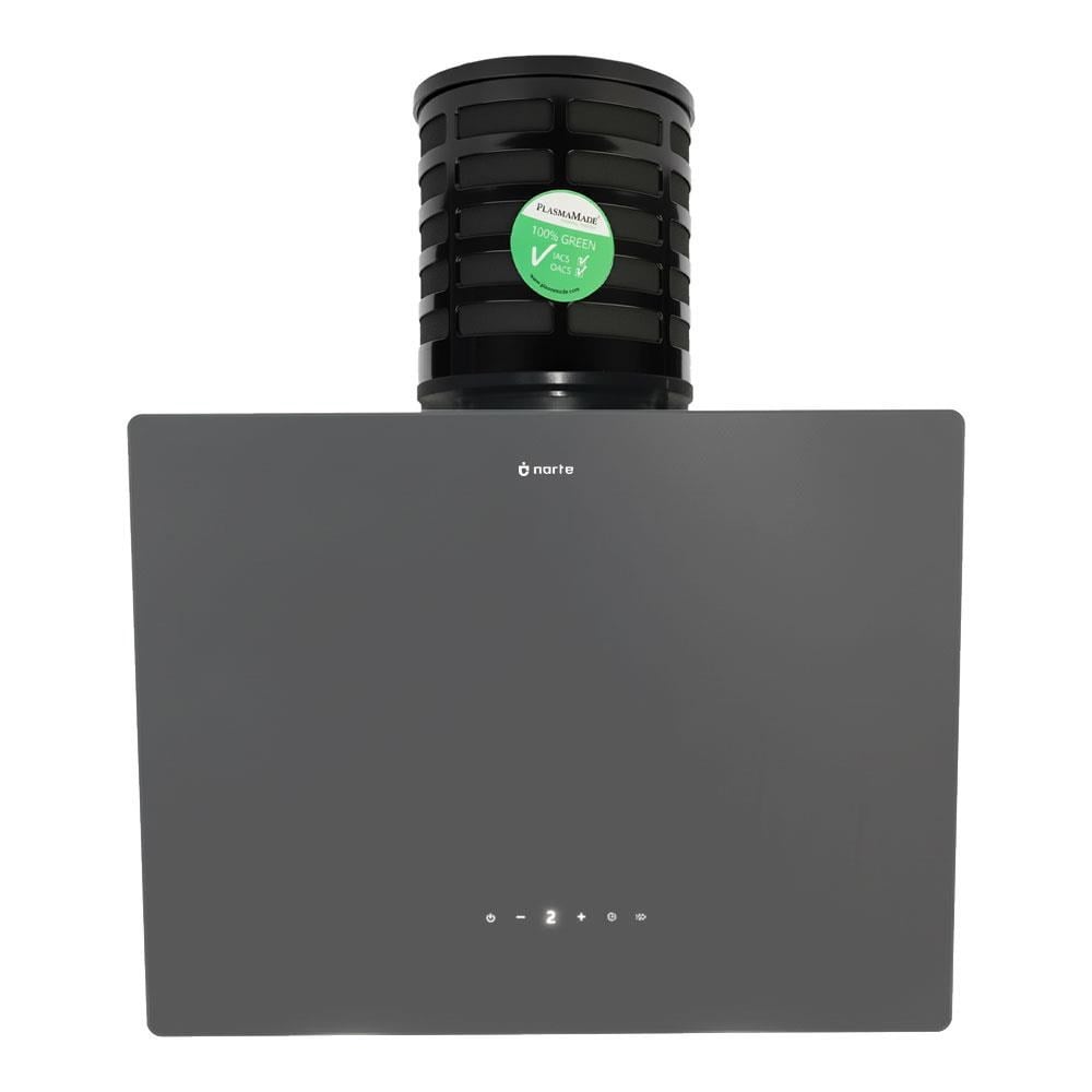 Narte H30060S Davlumbaz, PlasmaMade Hava Temizleme Filtreli, Gri, 60cm