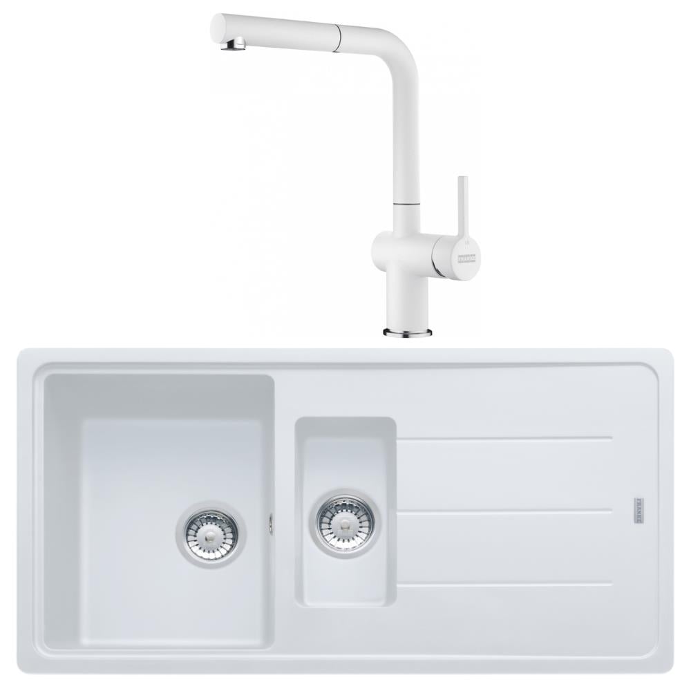 Franke BFG 651 Bianco Evye, Active Plus Doccia Bianco Armatür Seti