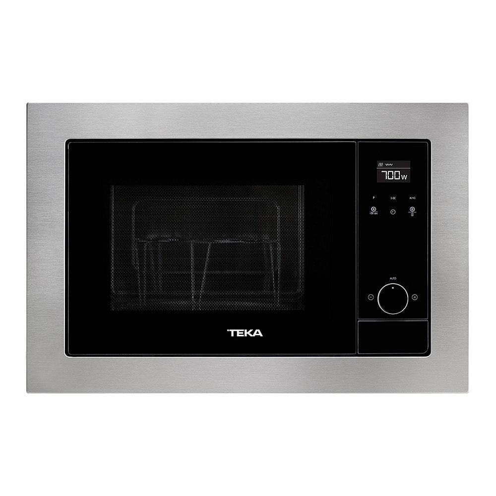 Teka MS 620 BIS Ankastre Mikrodalga Fırın ve Izgara, 20 LT, Inox Çerçeveli, Siyah Panel