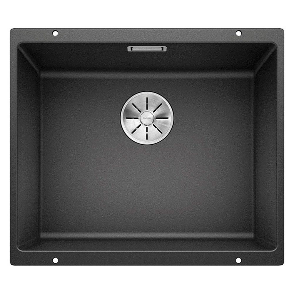 Blanco SUBLINE 500 U Granit Evye, Antrasit, Tek hazneli, Tezgah altı, 50x40 cm