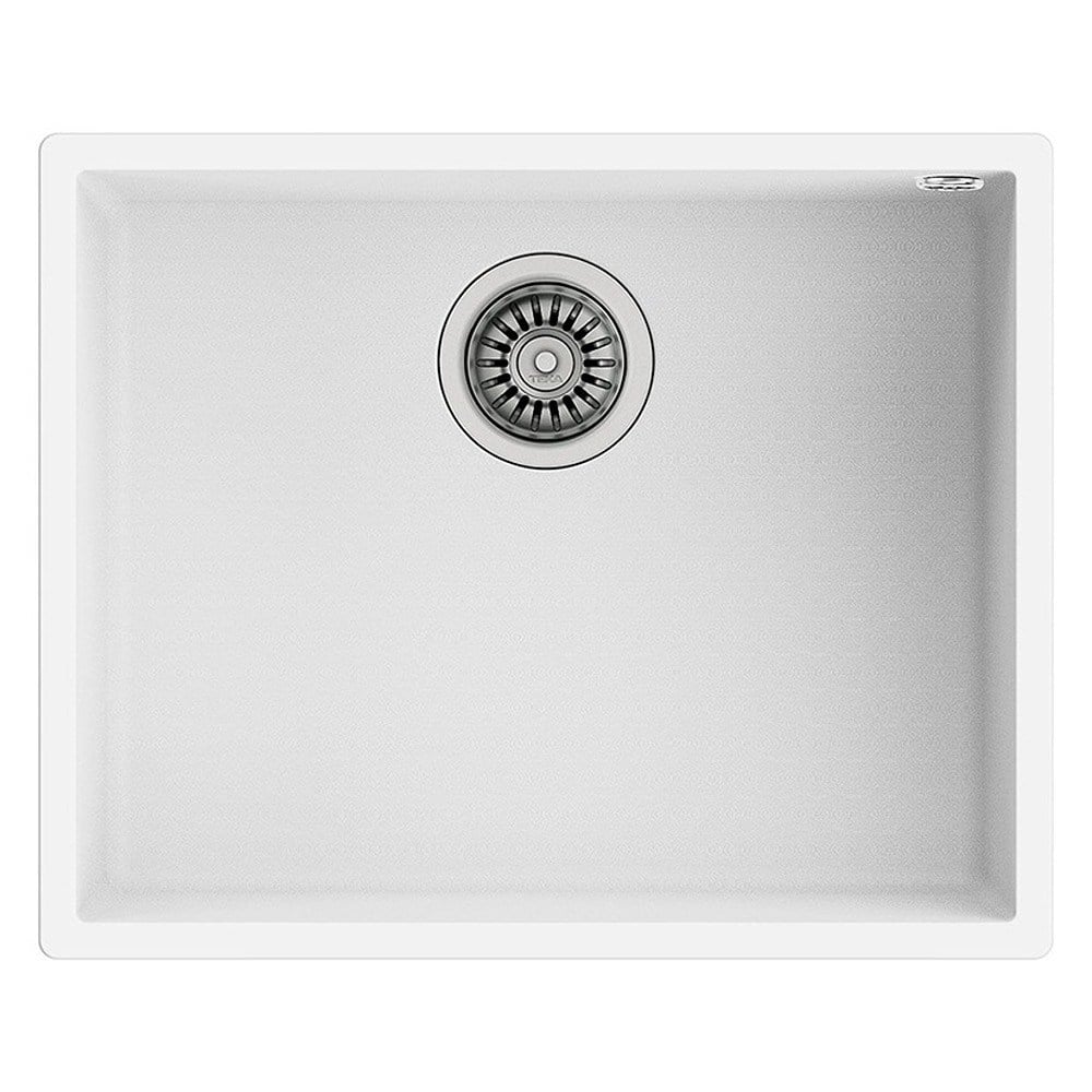 Teka SQUARE 50.40 TG ARTIC WHITE Granit Evye, Tezgah Altı, 54x44 cm