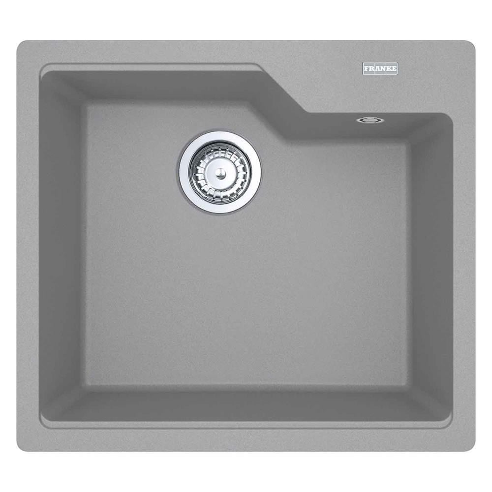Franke UBG 610-56 Granit Evye, Stone Grey Renk, Tezgah Üstü, 56x50 cm