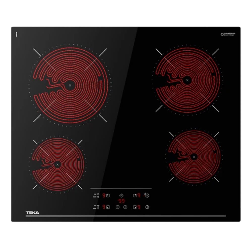 Teka TBC 64010 TTC BK Vitroseramik Ankastre Ocak, Siyah Renk, 60 cm 