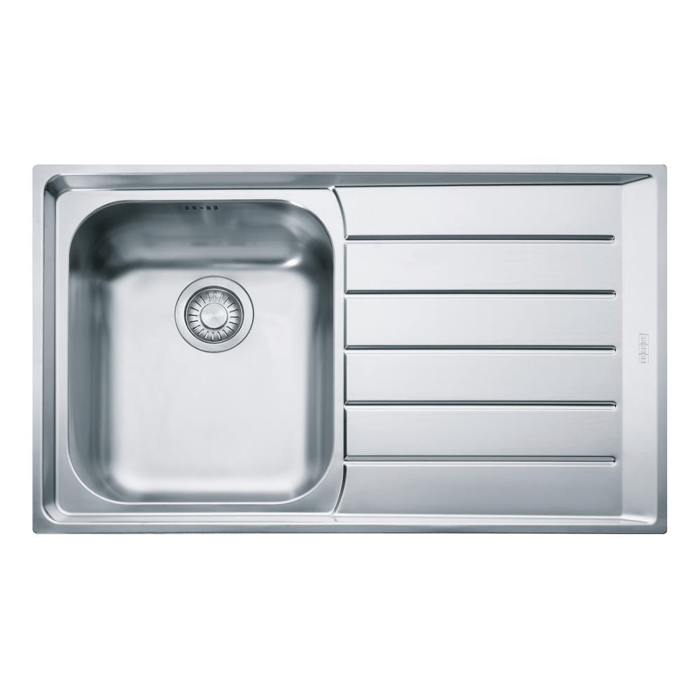 Franke NEX 611 Paslanmaz Çelik Evye, Sağ Damlalık, Tezgah Üstü, Inox, 86x51 cm