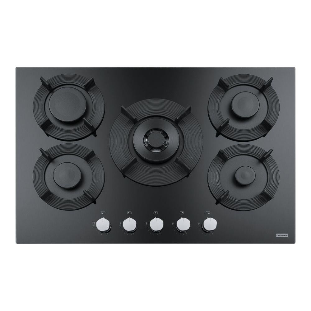 Franke FHMF 755 4G DC C BK Ankastre Cam Ocak, Siyah Renk, 75 cm