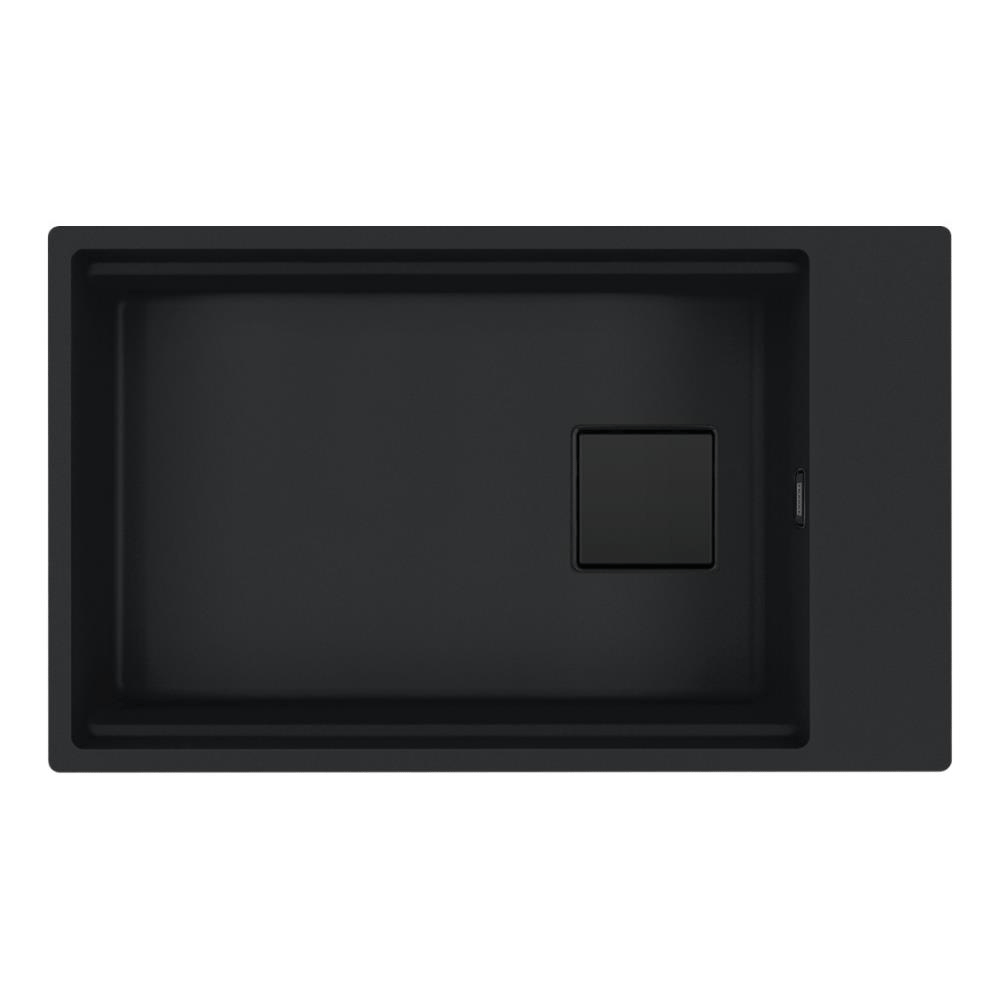 Franke KNG 110-62 Granit Evye, Matt Black, Tezgah Altı, 72x42 cm
