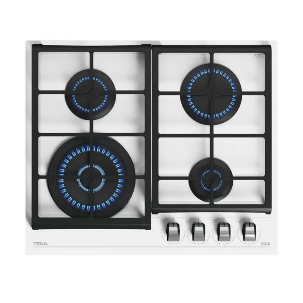 Teka GZC 64320 XBC WH Ankastre Ocak, Beyaz Renk, 60 cm