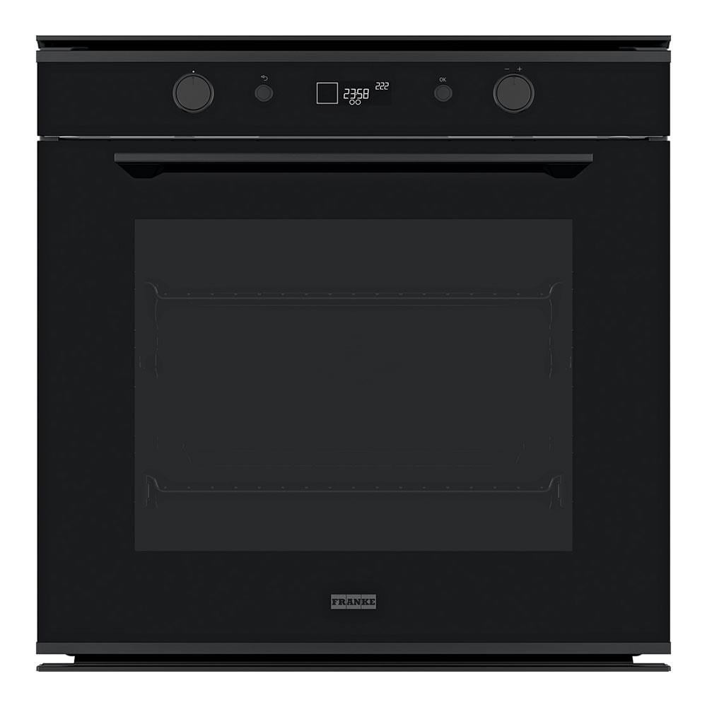Franke Mythos FMY 98 P BK Black Ankastre Fırın, Turbo, Siyah Cam