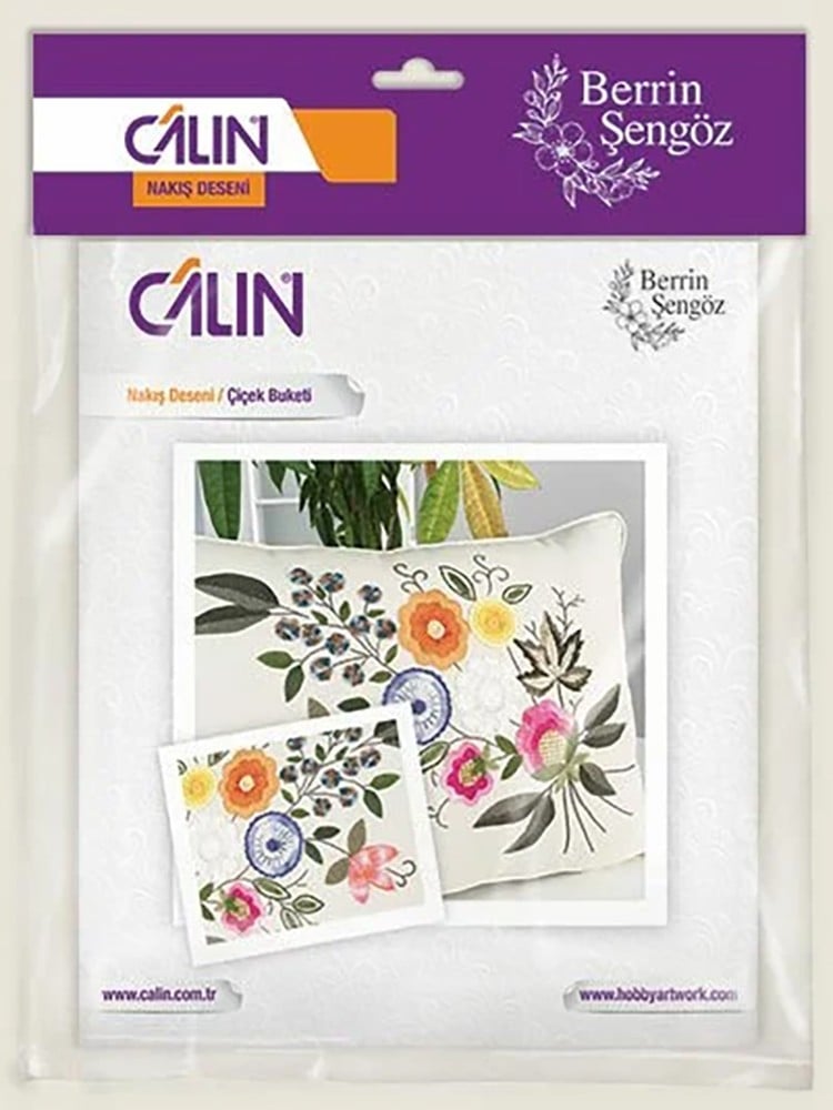 CALIN - Berrin Şengöz Nakış Deseni -  Çiçek Buketi