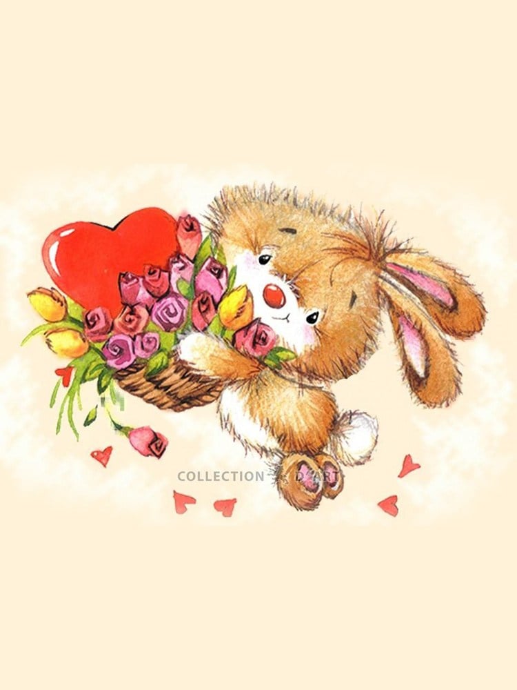 Collection D`Art Elmas Kiti - Bunny (19x27cm)
