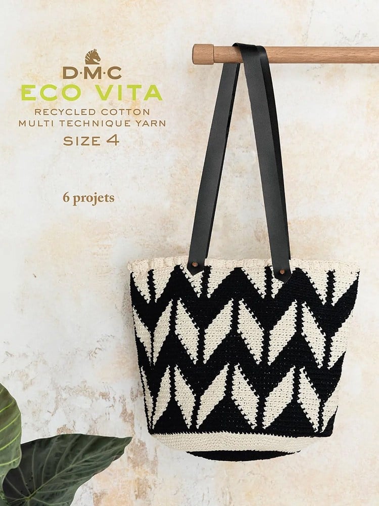 DMC Eco Vita 12 Tığ İşi Desen Kitabı – Çocuk Odası Aksesuarları (6 Proje) (Fransızca)