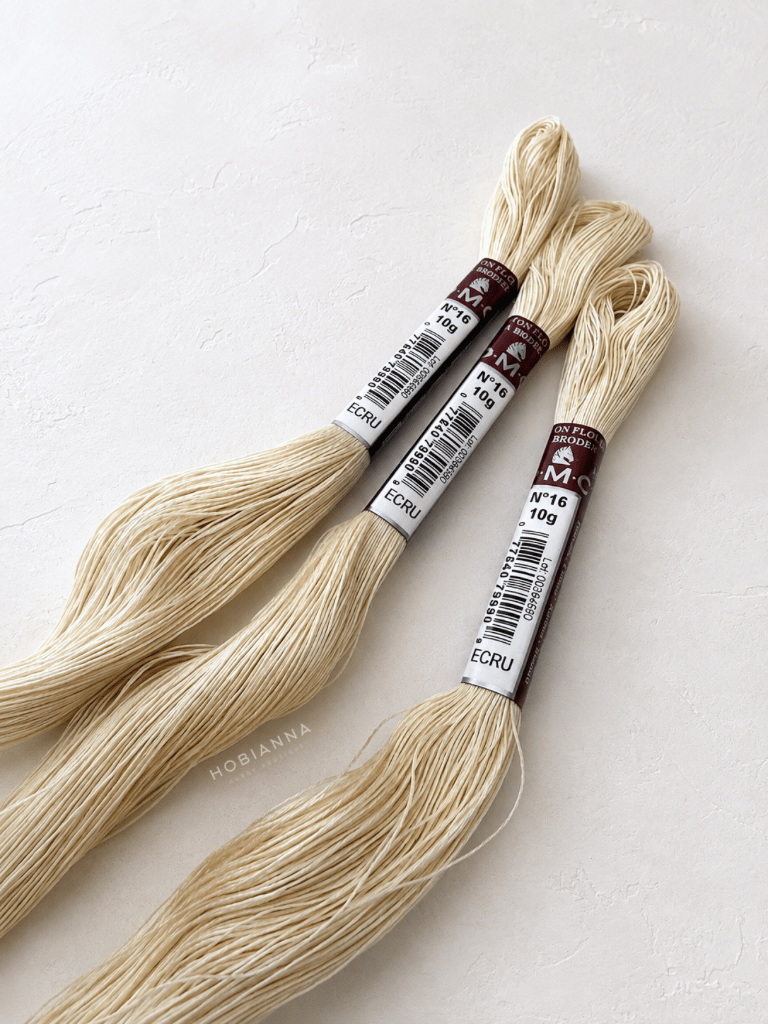 DMC Floss Thread No:16, 10Gr - Ecru