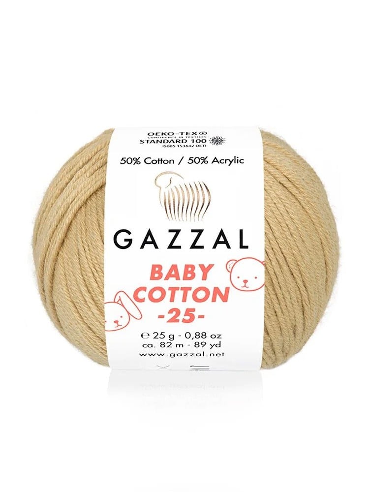 Gazzal Baby Cotton 25 gr No: 3424