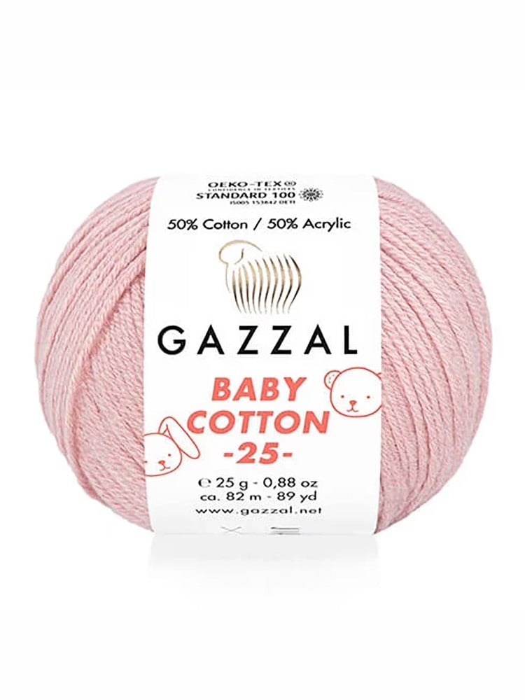 Gazzal Baby Cotton 25 gr No: 3444