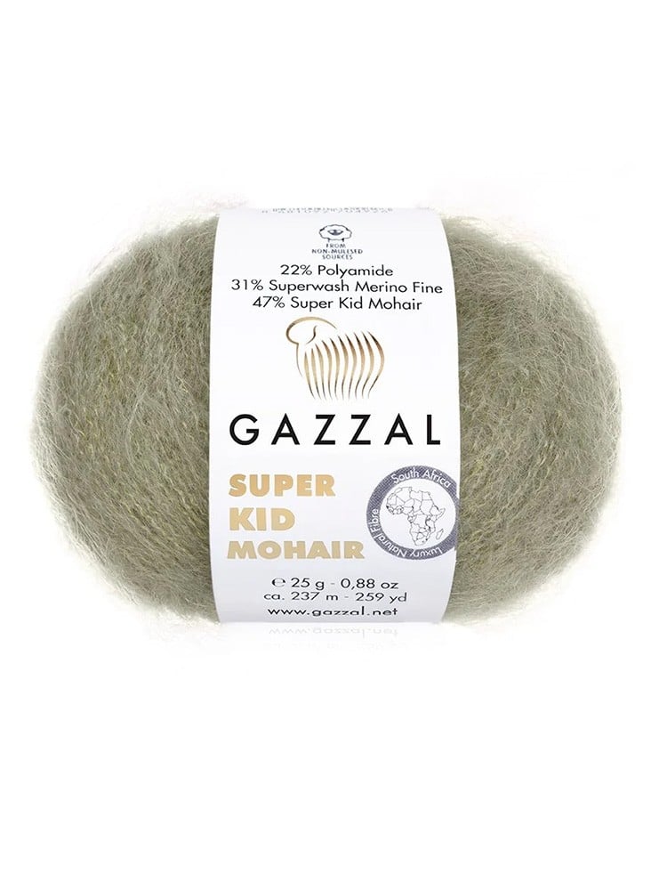 Gazzal Super Kid Mohair Örgü İpi 25 gr | No: 64407
