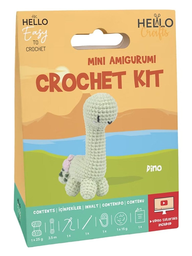Hello Crafts Mini Amigurumi Kiti - Dino