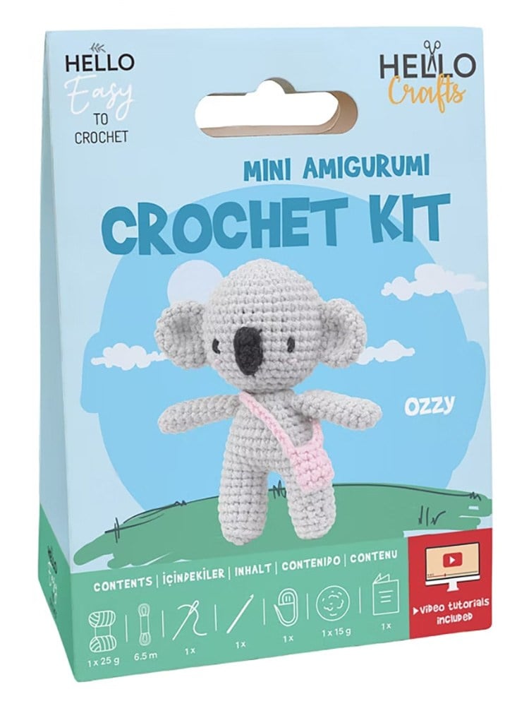 Hello Crafts Mini Amigurumi Kiti - Ozzy