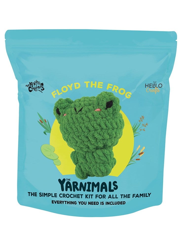 Hello Softie Yarnimals Amigurumi Kiti - YN001 - Floyd The Frog