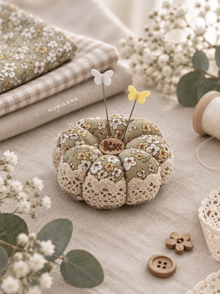 Hobianna Handmade Pincushion Pumpkin – HA-KIK12