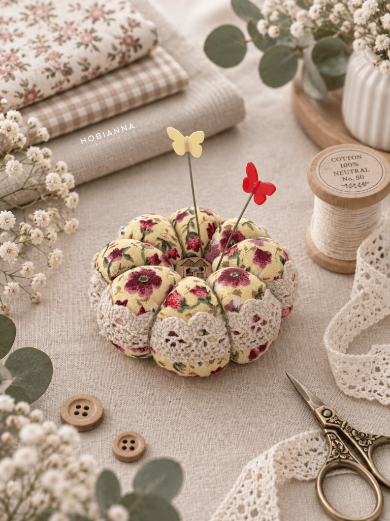 Hobianna Handmade Pincushion Pumpkin – HA-KIK08