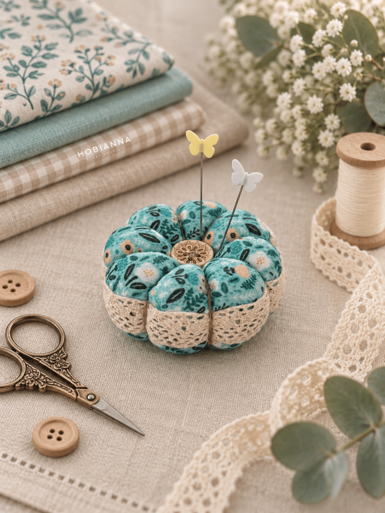 Hobianna Handmade Pincushion Pumpkin – HA-KIK07