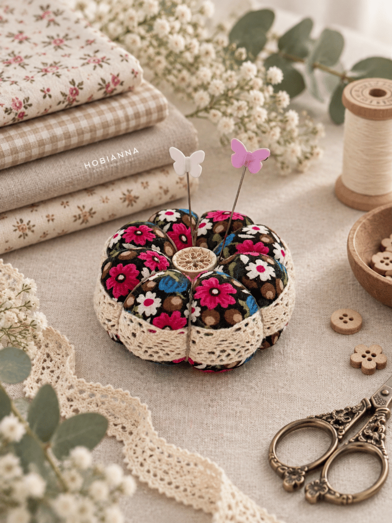 Hobianna Handmade Pincushion Pumpkin – HA-KIK13