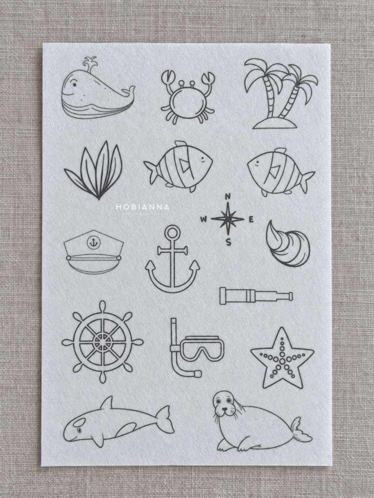 Water Soluble Adhesive Interfacing - Sea & Macera