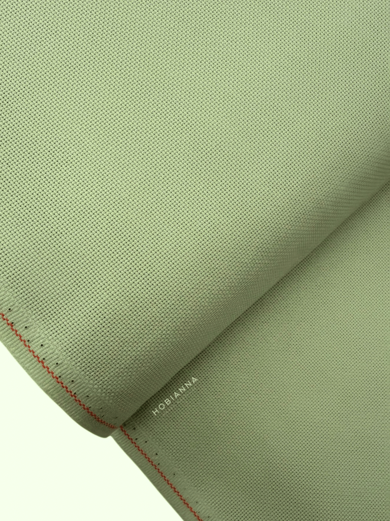Zweigart Aida Extra Fine - 3326-6083, Width:110cm, 20Ct - Light Green