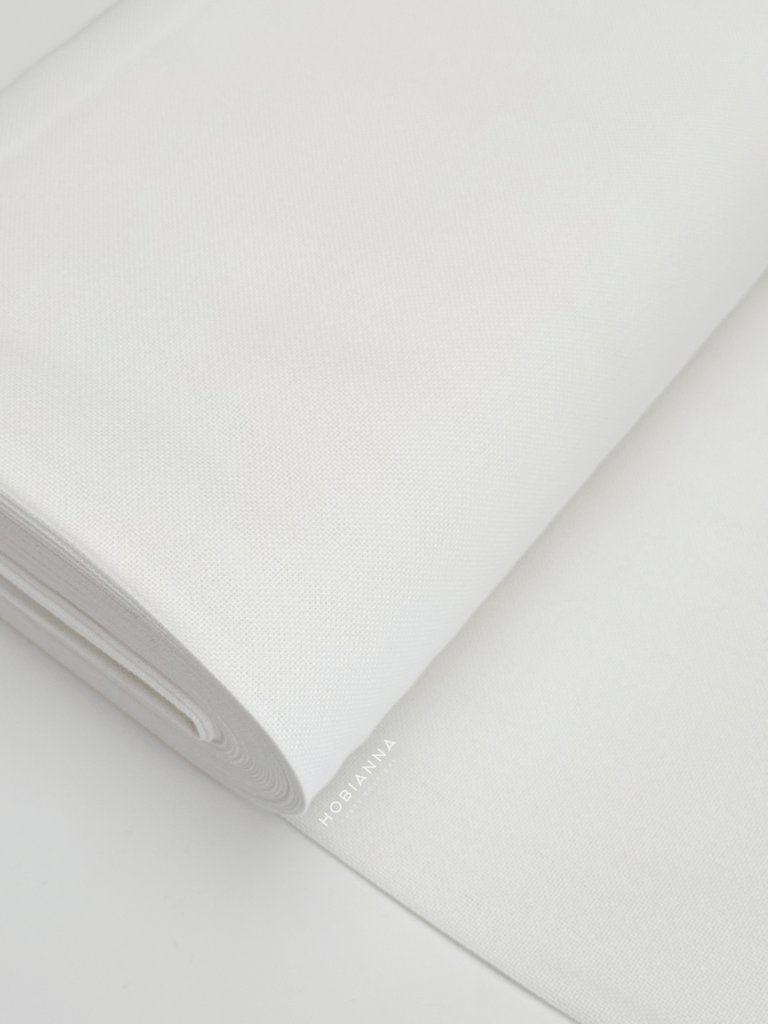 Zweigart  Lugana - 3835-100, En:140cm, 25Ct - Beyaz