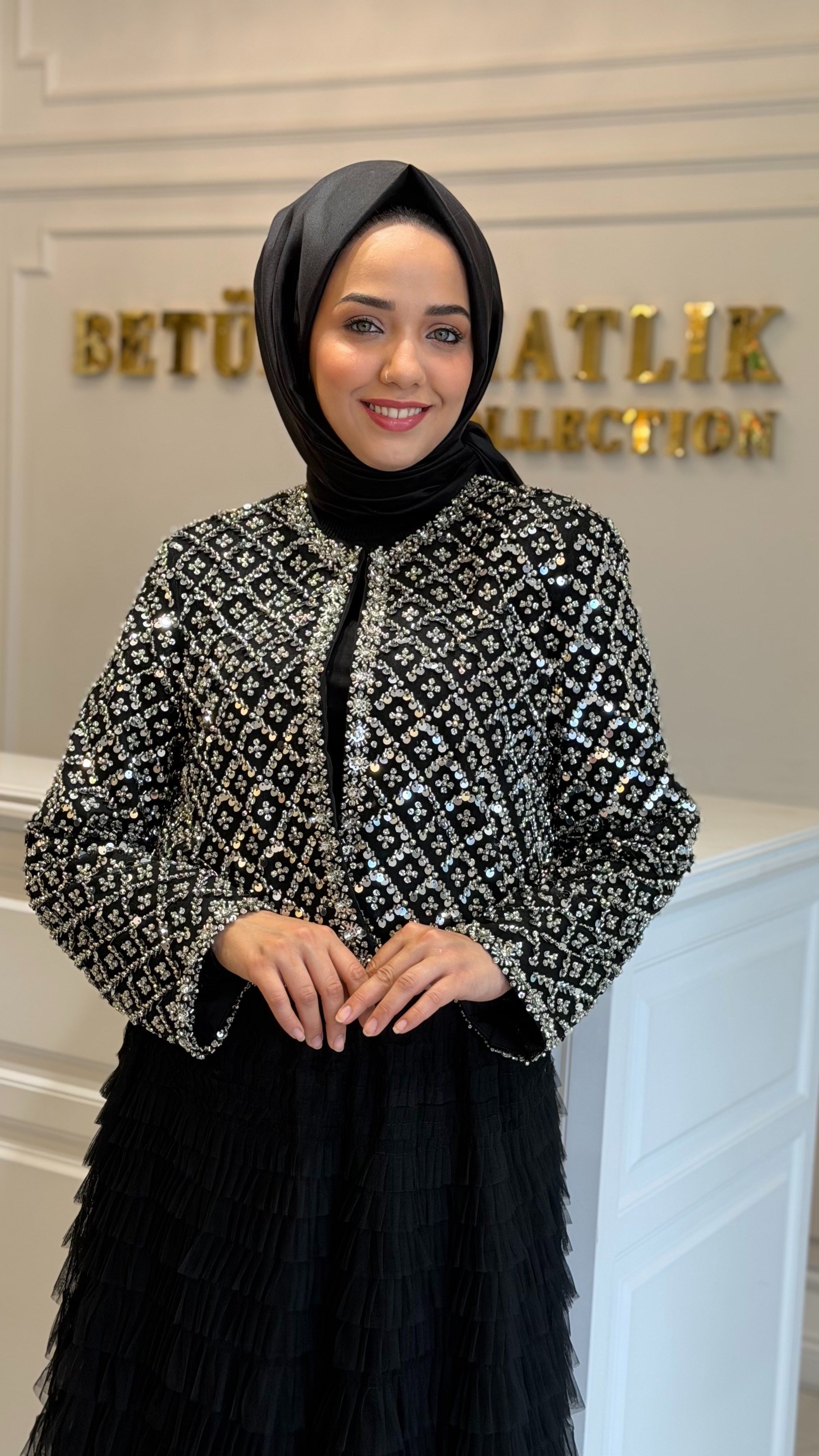 BTL Taşlı Etekli Kombin 