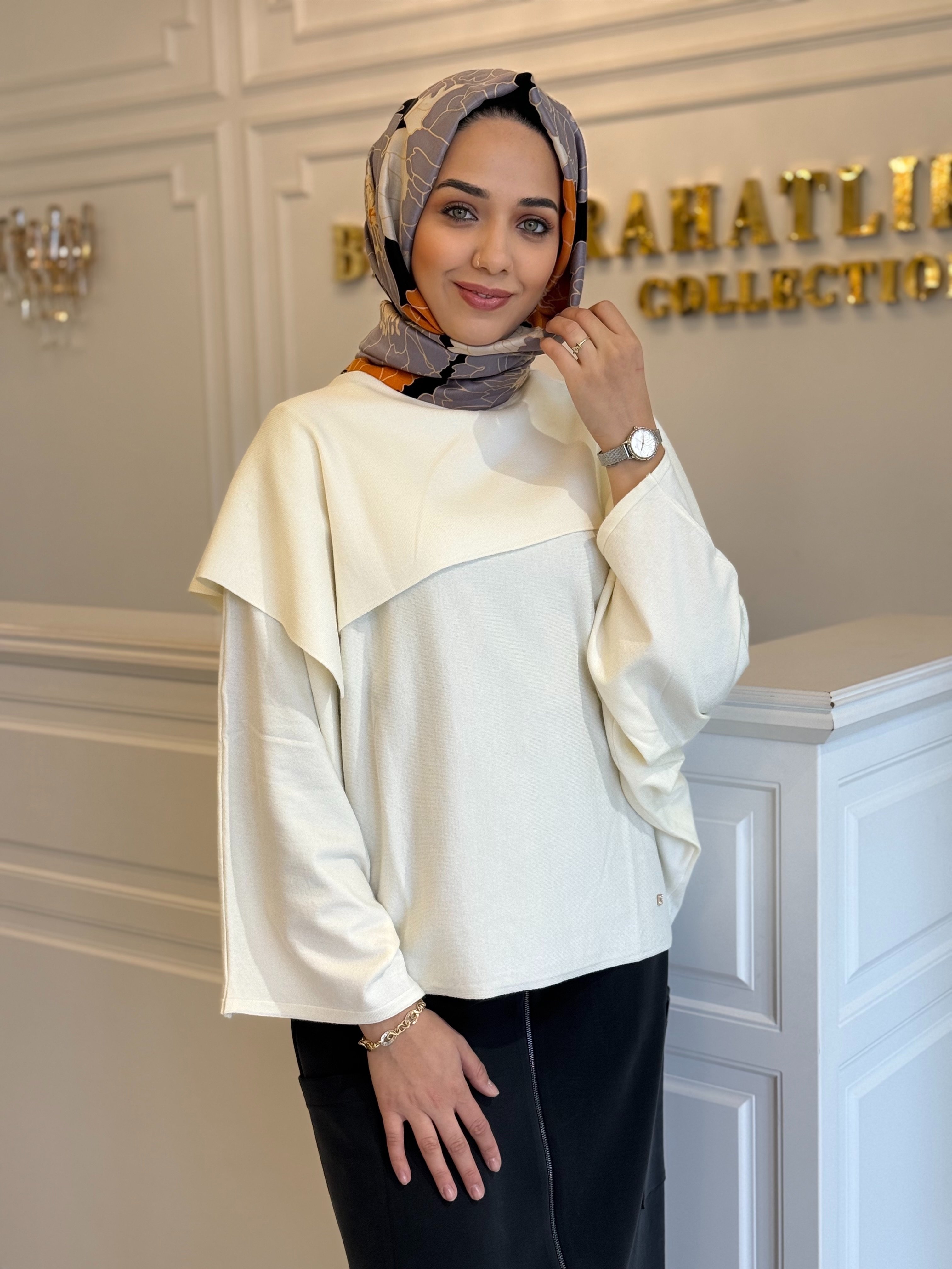 GHISA 4194 TUNİK EKRU