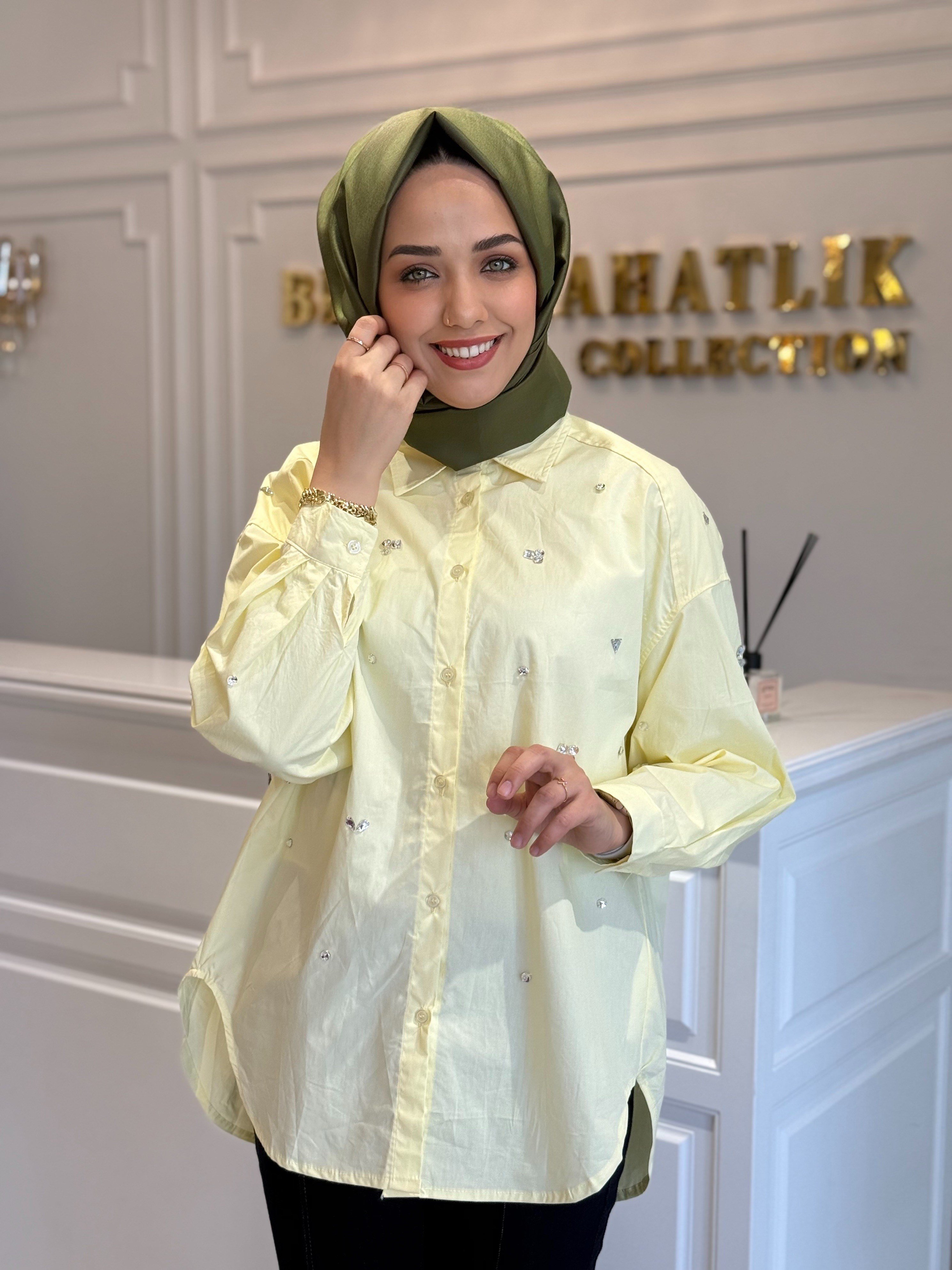 GHISA 4306 GÖMLEK SARI