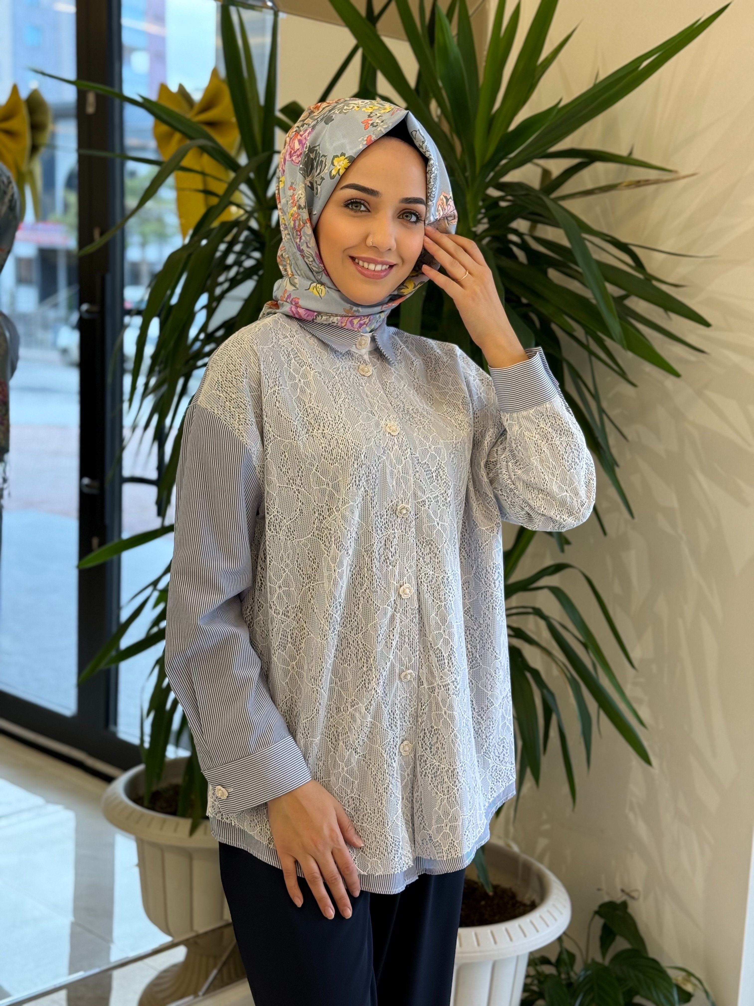 GHISA 4316 GÖMLEK LACİVERT