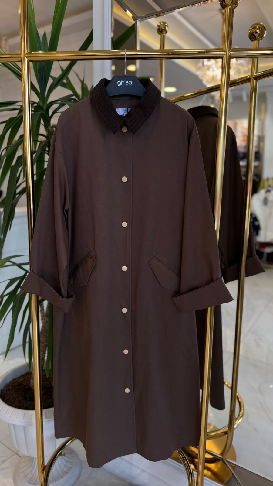GHISA 2716 TRENCH KAHVE