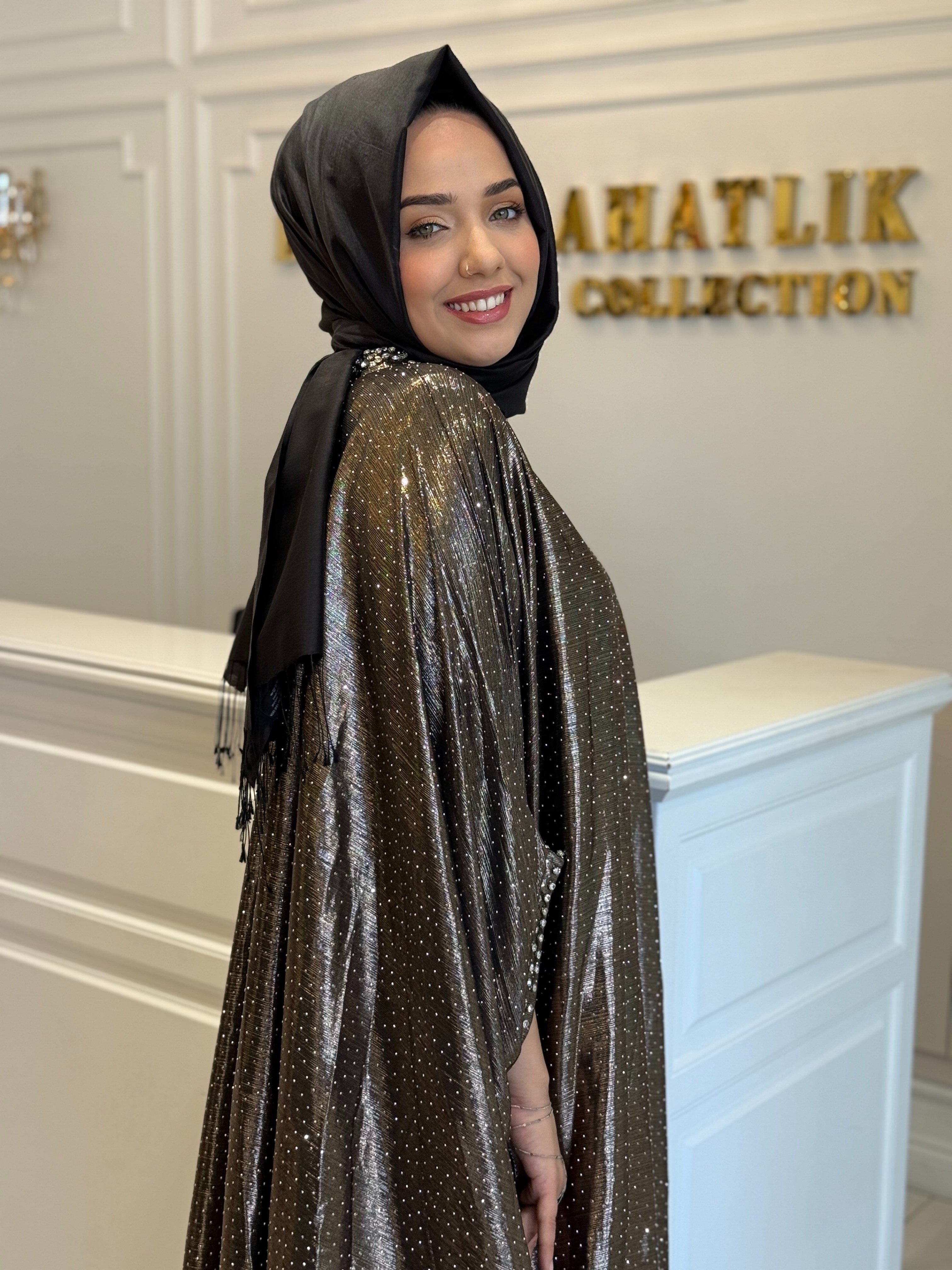 BTL Dubai Pul İşlemeli Elbise