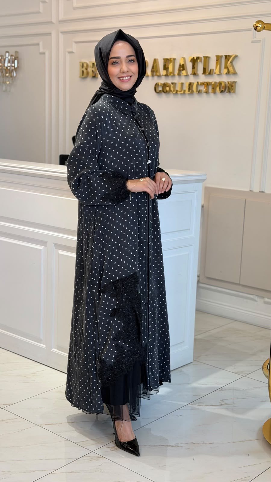 LİSSMORE 6444 ELBİSE SİYAH