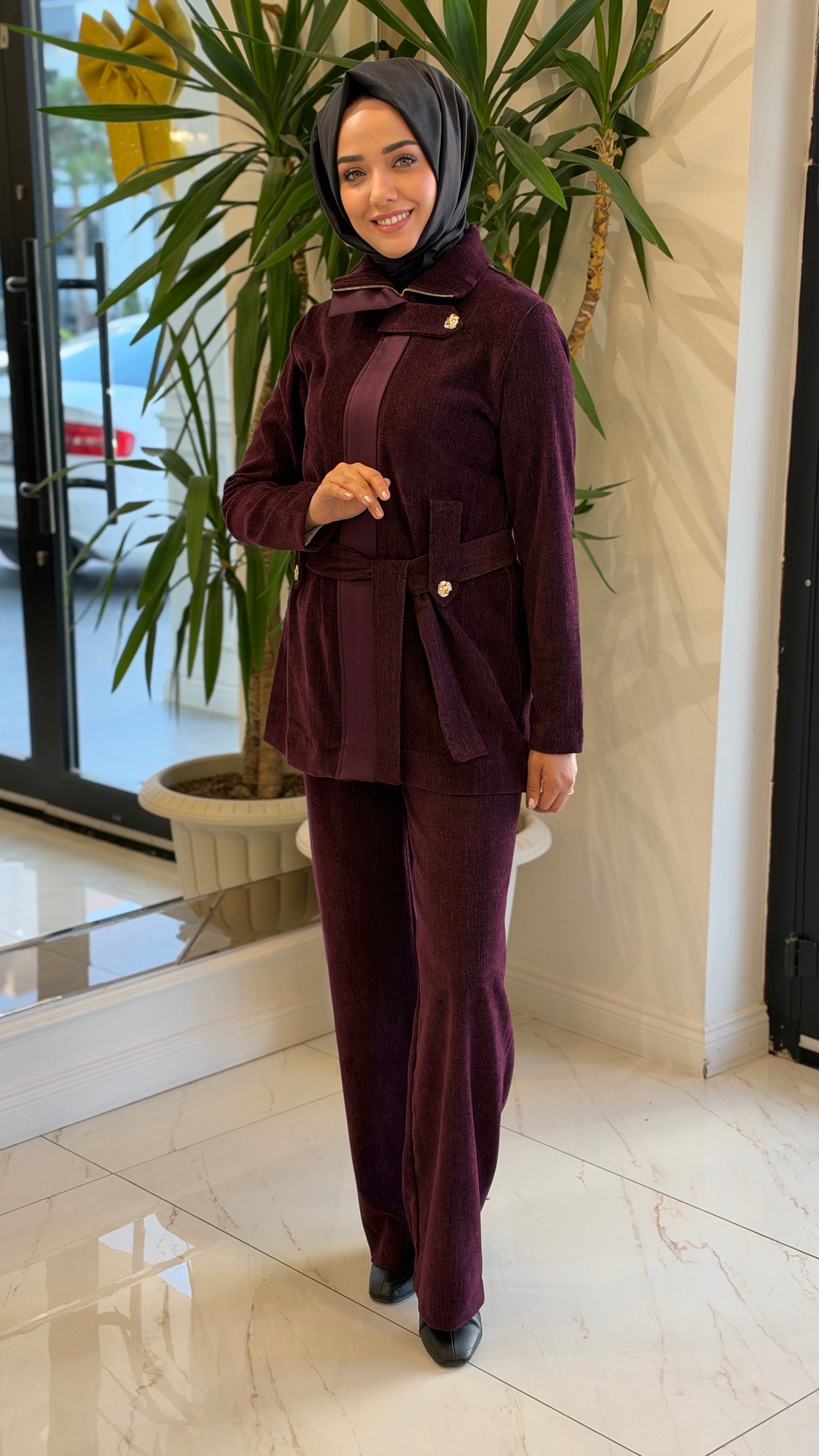 MISSEMRAMISS 5456 SATEN GARNİLİ ŞÖNİL TAKIM MÜRDÜM