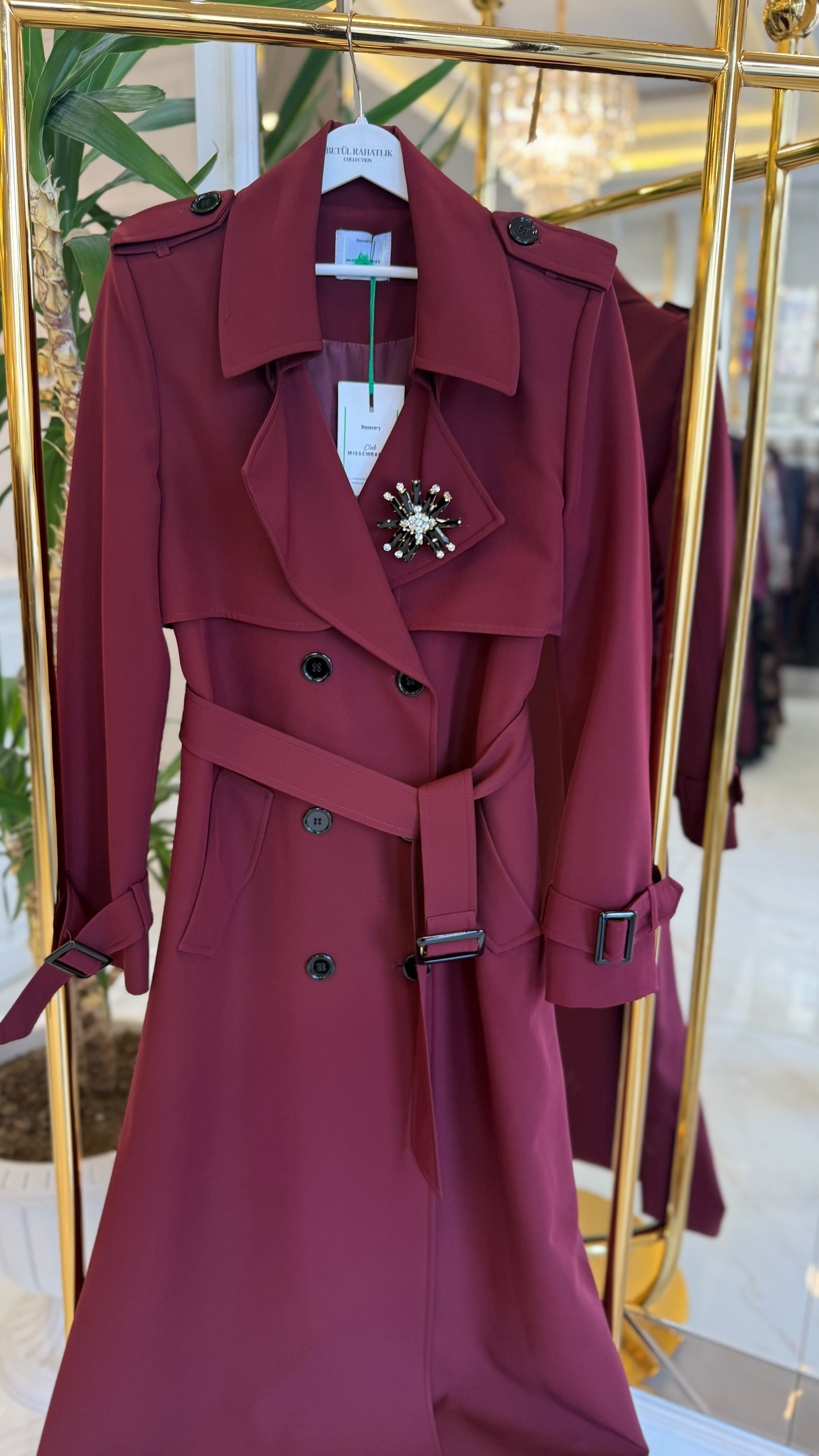 MISSEMRAMISS 5019 ROSE TRENÇKOT BORDO