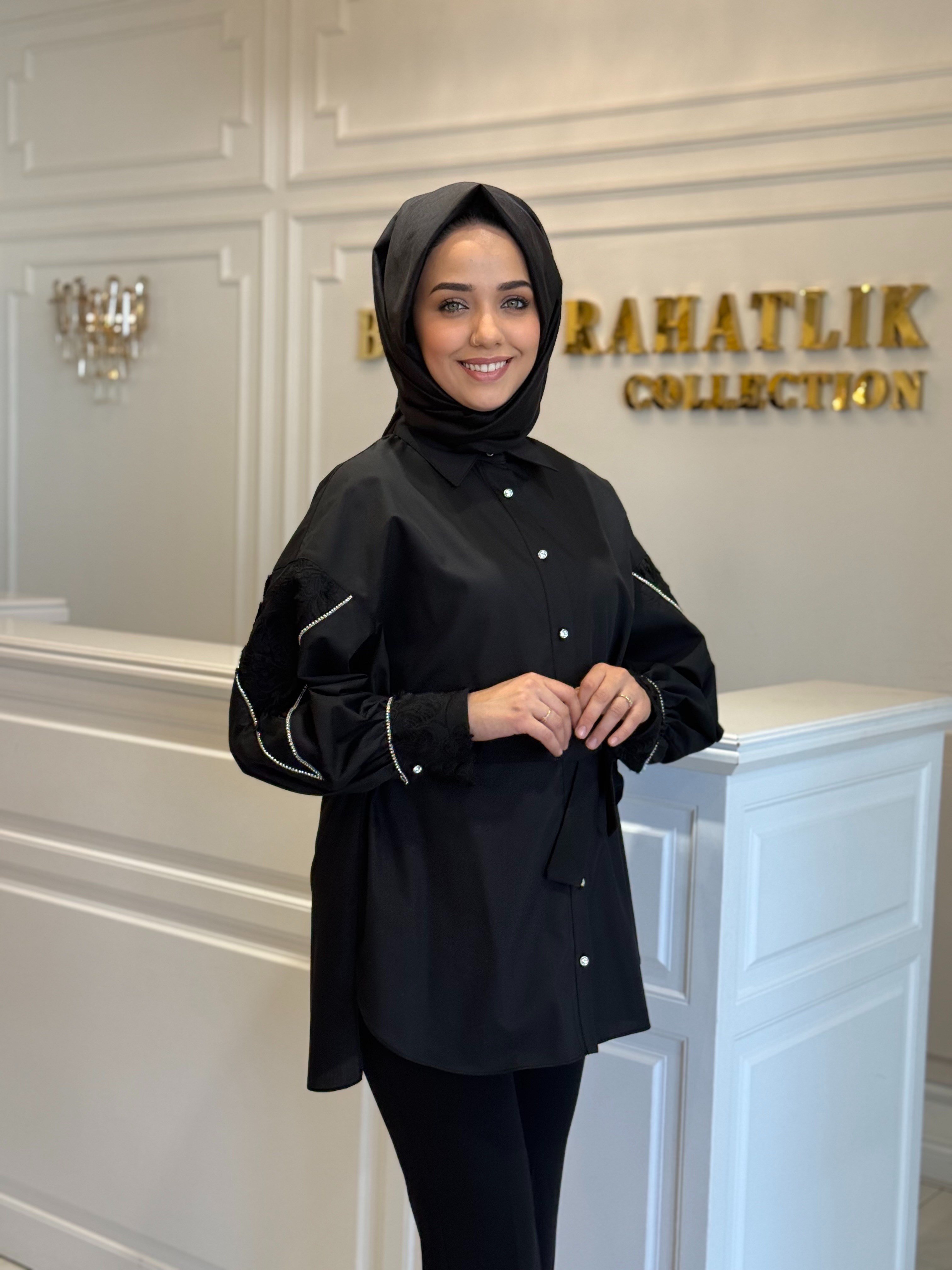 MY312 8819 TUNİK SİYAH