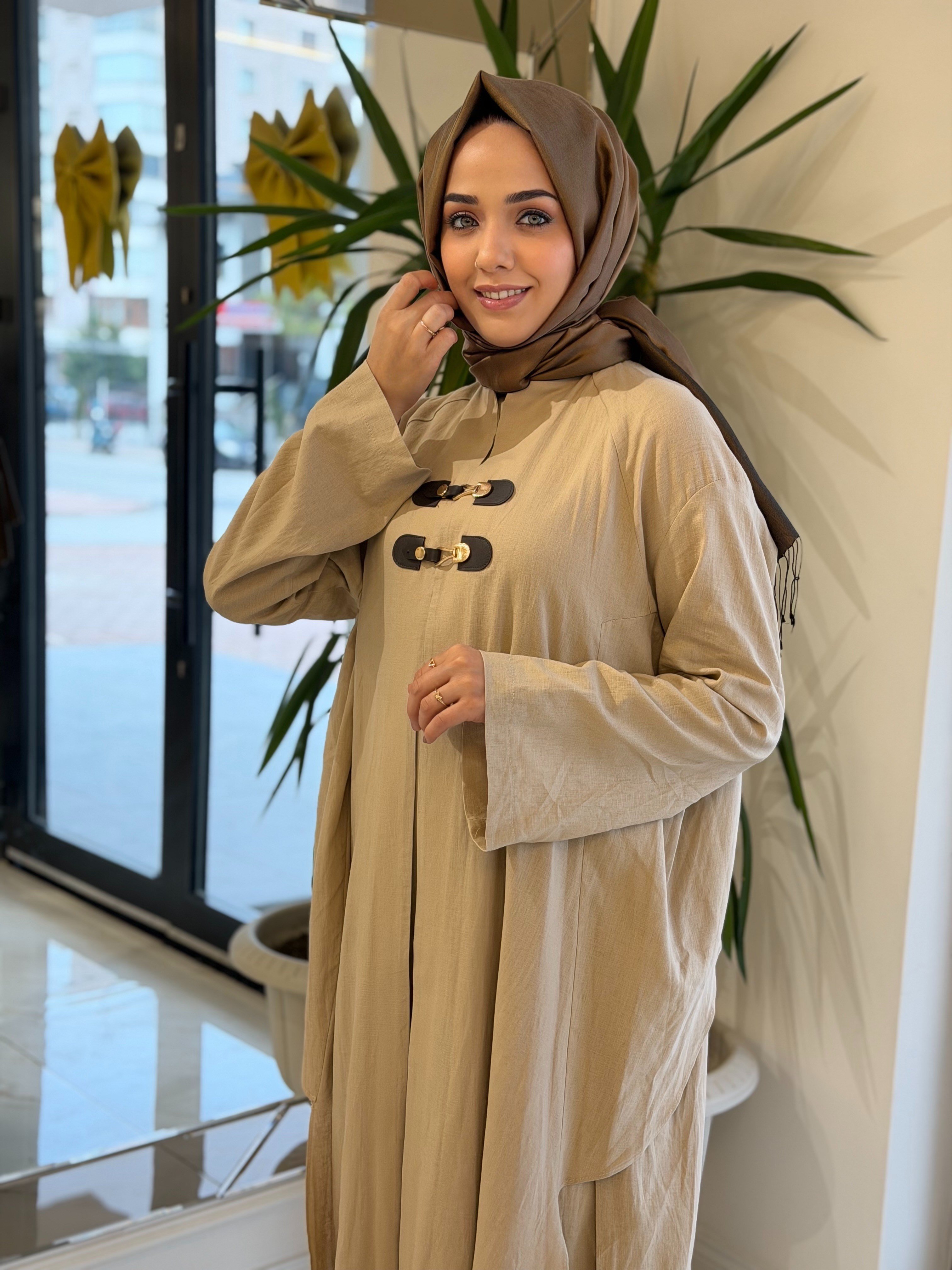 QUPRA 1530 ELBİSE BEJ