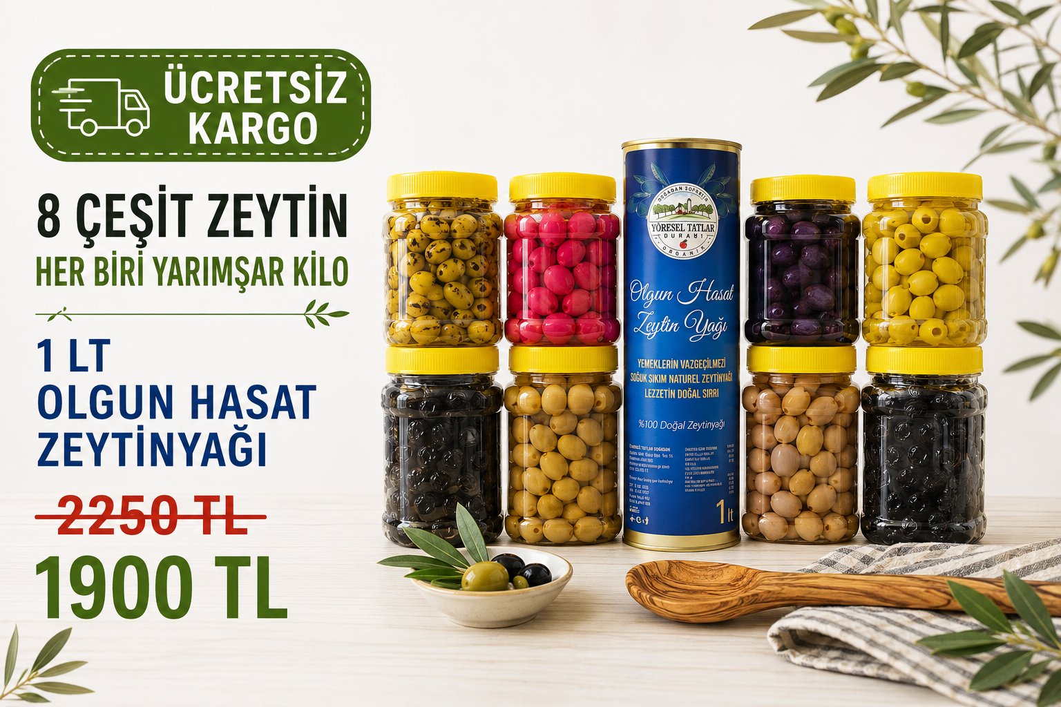 GERÇEK ZEYTİNLE TANIŞ PAKETİ 